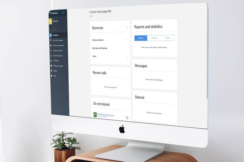 Enswitch telephony management dashboard